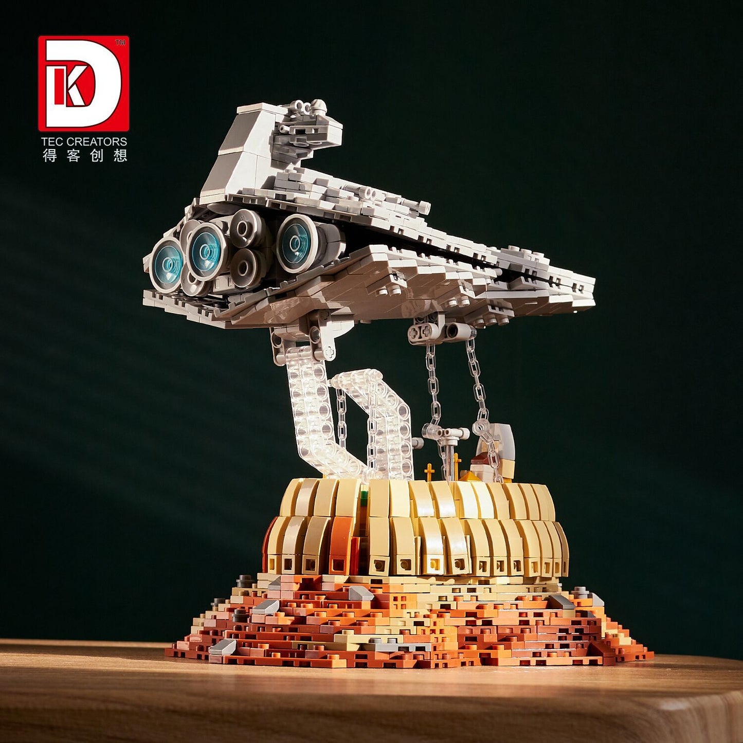 DK7010 Star wars set The Empire Over Jedha City building blocks 1563pcs bricks from China.