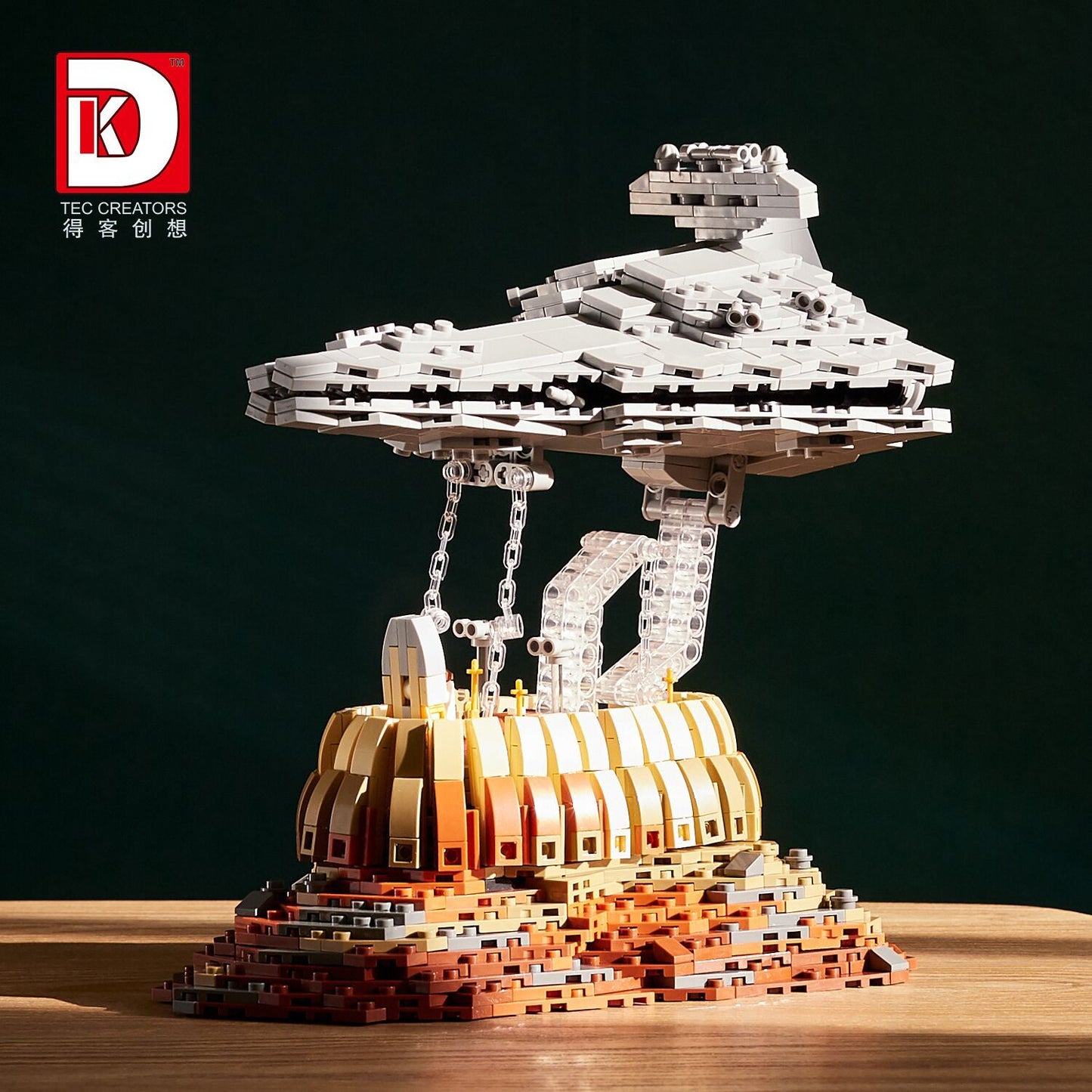 DK7010 Star wars set The Empire Over Jedha City building blocks 1563pcs bricks from China.