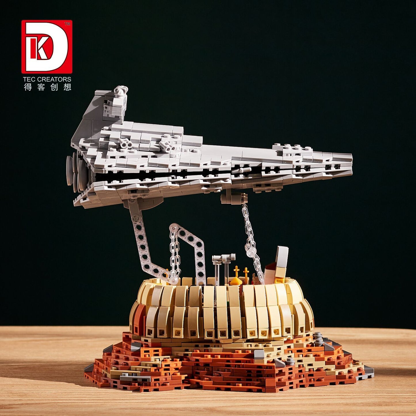 DK7010 Star wars set The Empire Over Jedha City building blocks 1563pcs bricks from China.