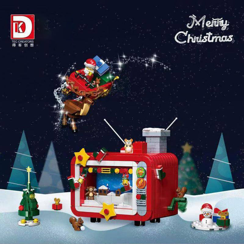 DK711 Ctearor Merry Christmas TV Building Blocks 626PCS Bricks Toys From China Delivery.