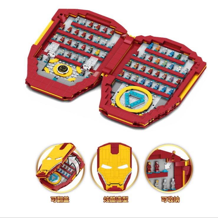 DLP8801 Revenge Movie Heroes Iron Man Man Building Blocks Book Model Building Blocks Children's Toys From China