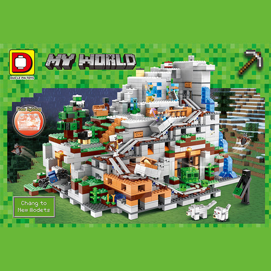 DUO LE PIN TOYS MOC 2139 Movie &amp; Game The Mountain Cave Building Blocks 2124pcs Bricks Toys From China.