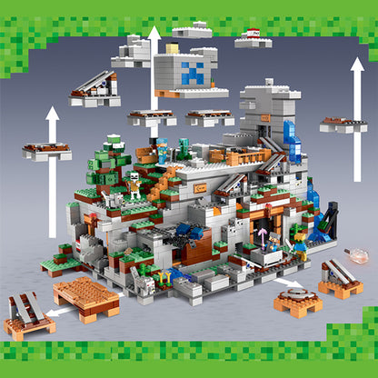 DUO LE PIN TOYS MOC 2139 Movie &amp; Game The Mountain Cave Building Blocks 2124pcs Bricks Toys From USA Delivery.