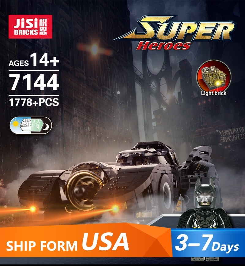 DECOOL 7144 Batman The Ultimate Batmobile Building 1740pcs Blocks Model Sets MOC-15506