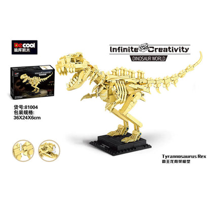 DECOOL 81001-81004 Dinosaur World: Dinosaur skeleton model