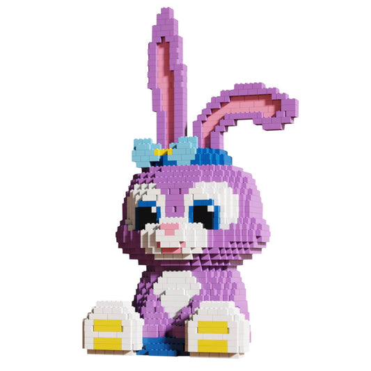 Delu 001 Cute Rabbit animal Model building blocks 2008pcs bricks toys gift from China