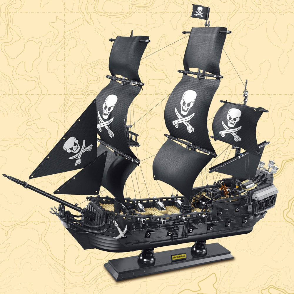Dk6001 The Black Pearl Ship Pirate Moc Building Blocks 3423pcs Bricks Educational Toys from Europe Delivery.