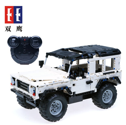 DoubleE C51004 533PCS Technology Remote Control Defender Car Building Blocks Toy From China