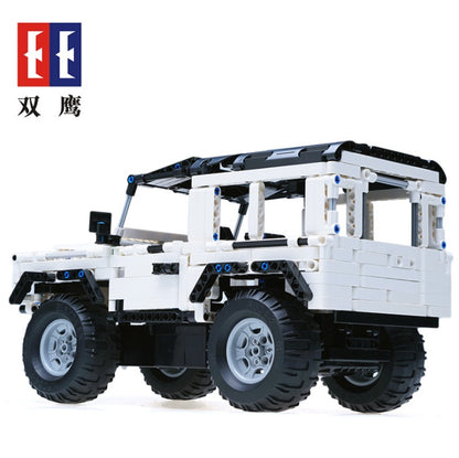 DoubleE C51004 533PCS Technology Remote Control Defender Car Building Blocks Toy From China