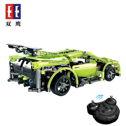 DoubleE C51007 453Pcs Poison Simulation RC Car 453Pcs Cool Sports Racing Car Building Block Bricks Technic Blocks Toys From China