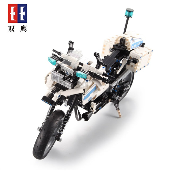 DoubleE C51023 Motorcycle Technic Model with Motor Power Building Blocks Bricks Toys Kids Gifts from China