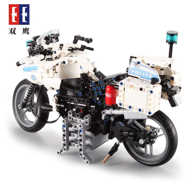 DoubleE C51023 Motorcycle Technic Model with Motor Power Building Blocks Bricks Toys Kids Gifts from China