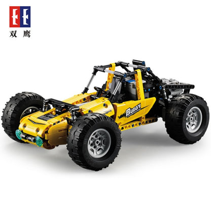 DoubleE C51043 522Pcs  PUBG-Basset Model DIY RC Building Block Toy Car Gift From China