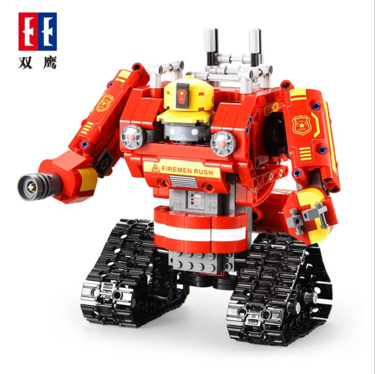 DoubleE C51048W remote control deforming robot children's building block toy Remote Control Deforming Robot Children's Building Block Toy From China