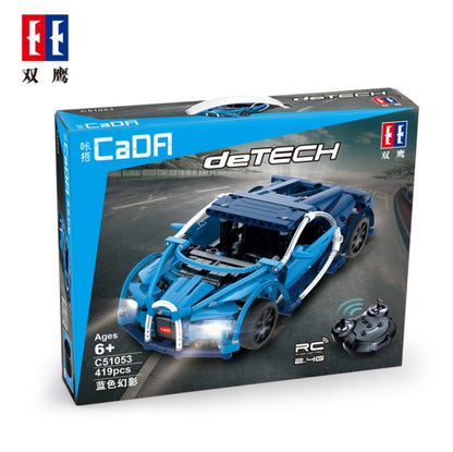 DoubleE C51053 419Pcs Remote Control Building Block Racing Educational Toy Building Block Bricks Assembly Educational Toy From China