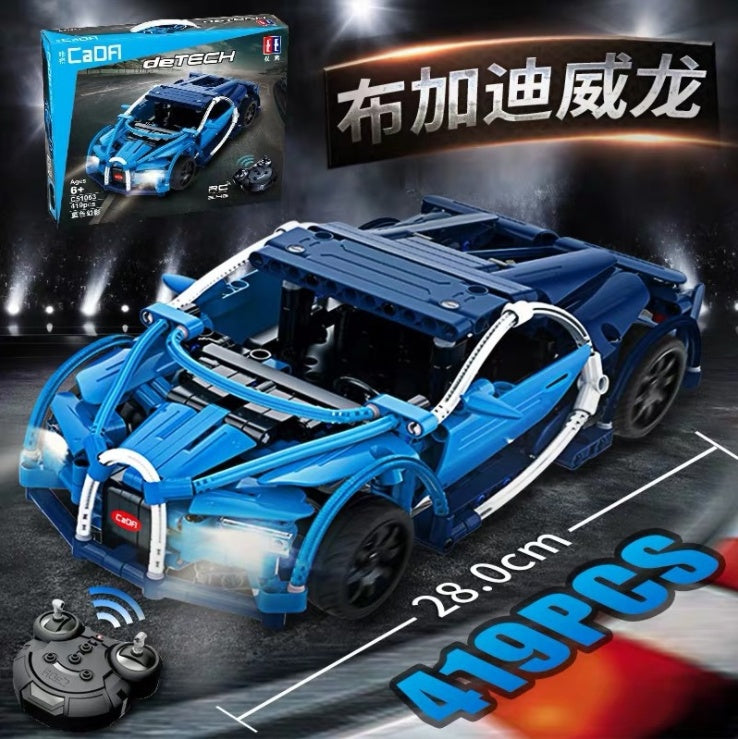 DoubleE C51053 419Pcs Remote Control Building Block Racing Educational Toy Building Block Bricks Assembly Educational Toy From China