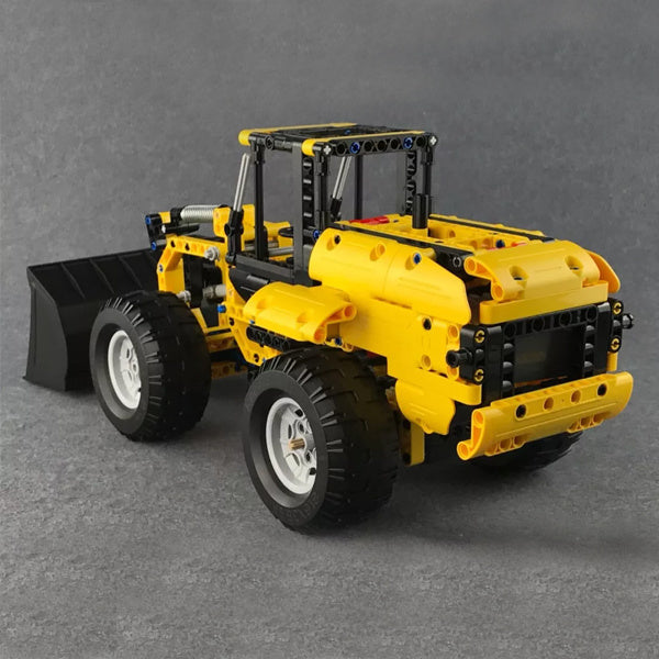 DoubleE C51058 Wheel Loader Bulldozer Excavator Remote Control Car Building Blocks Brick Technic 491Pcs  20006 Li Battery From China
