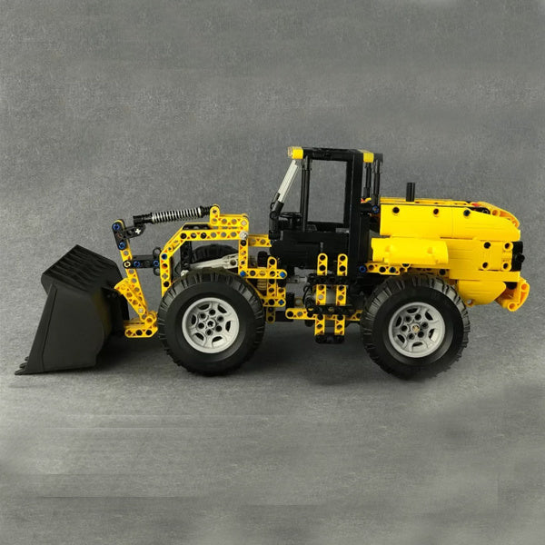 DoubleE C51058 Wheel Loader Bulldozer Excavator Remote Control Car Building Blocks Brick Technic 491Pcs  20006 Li Battery From China