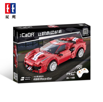 DoubleE C51072 306Pcs 488 Track Sports Car Building Blocks Brick toys From China
