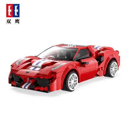 DoubleE C51072 306Pcs 488 Track Sports Car Building Blocks Brick toys From China