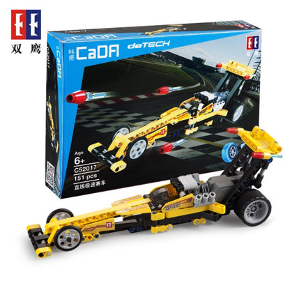 DoubleE C52017 151Pcs Technic Series Linear Speed Car Building Blocks Brick toys From China