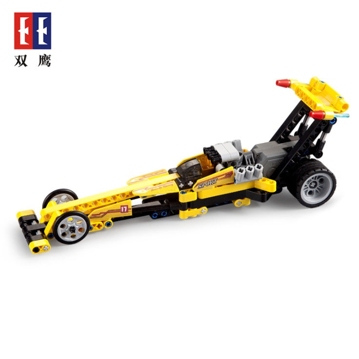 DoubleE C52017 151Pcs Technic Series Linear Speed Car Building Blocks Brick toys From China