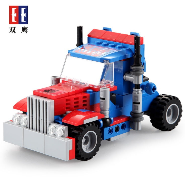 DoubleE C52019 251Pcs Technic Series Sunny Robot 2In1 Children's Puzzle Assembled Building Block Toy Boy From China