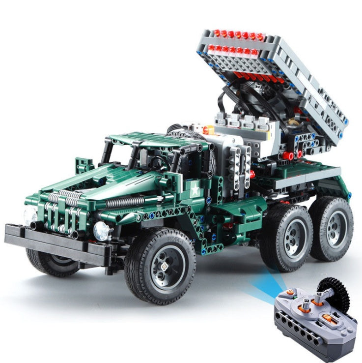 DoubleE C61002 RC Military M1A2 Tank Model Building Blocks Bricks lepining Remote Control Car Compatible Technic Toys 1498CPS from China