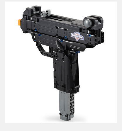 DoubleE C81008 359Pcs Uzi Rifle Submachine Pistol Building Blocks Brick toys From China