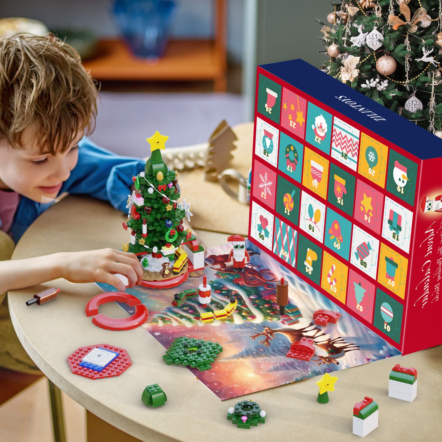 Advent Calendar Accessories Christmas Tree