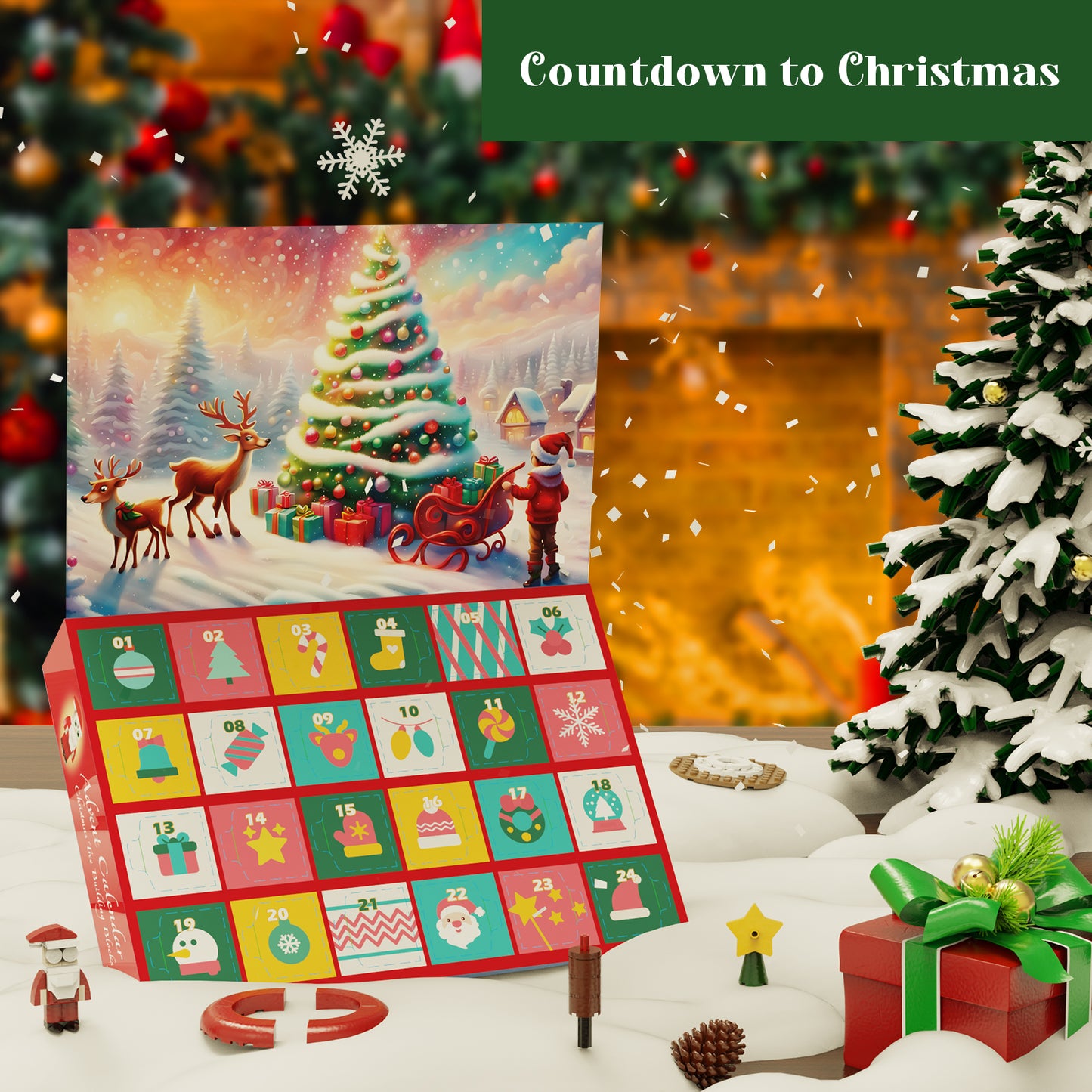 Advent Calendar Accessories Christmas Tree