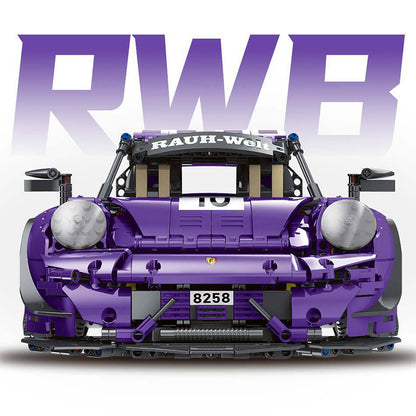 FEIFAN F10003 Moc Technic Purple Remote Control RWB Sports Car Building Blocks Super Car Bricks 2088pcs From China.