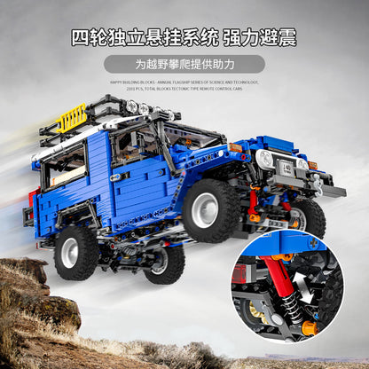 FJ40 2101pcs off-road vehicle adult particle assembly model Building Block Toy Ship From China YC-QC012