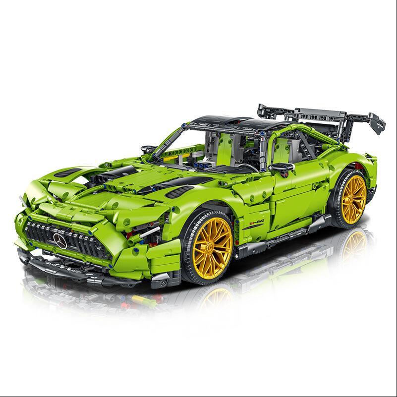 FeiFan 1:8 F10001 RC Super Speed Sports Racing Car Fast Vehicle Model Building Blocks MOC High-Tech 2898pcs Bricks Ship From China