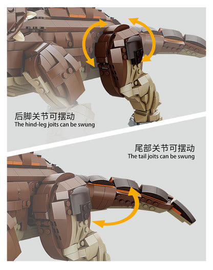 Forange FC6203 Jurassic Dinosaur Series Triceratops Building Blocks 1976pcs Bricks Toys For Gift From China