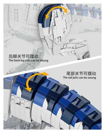 Forange FC6204 Jurassic Dinosaur Series T. rex Rampage Building Blocks 2205pcs Bricks Toys For Gift From China