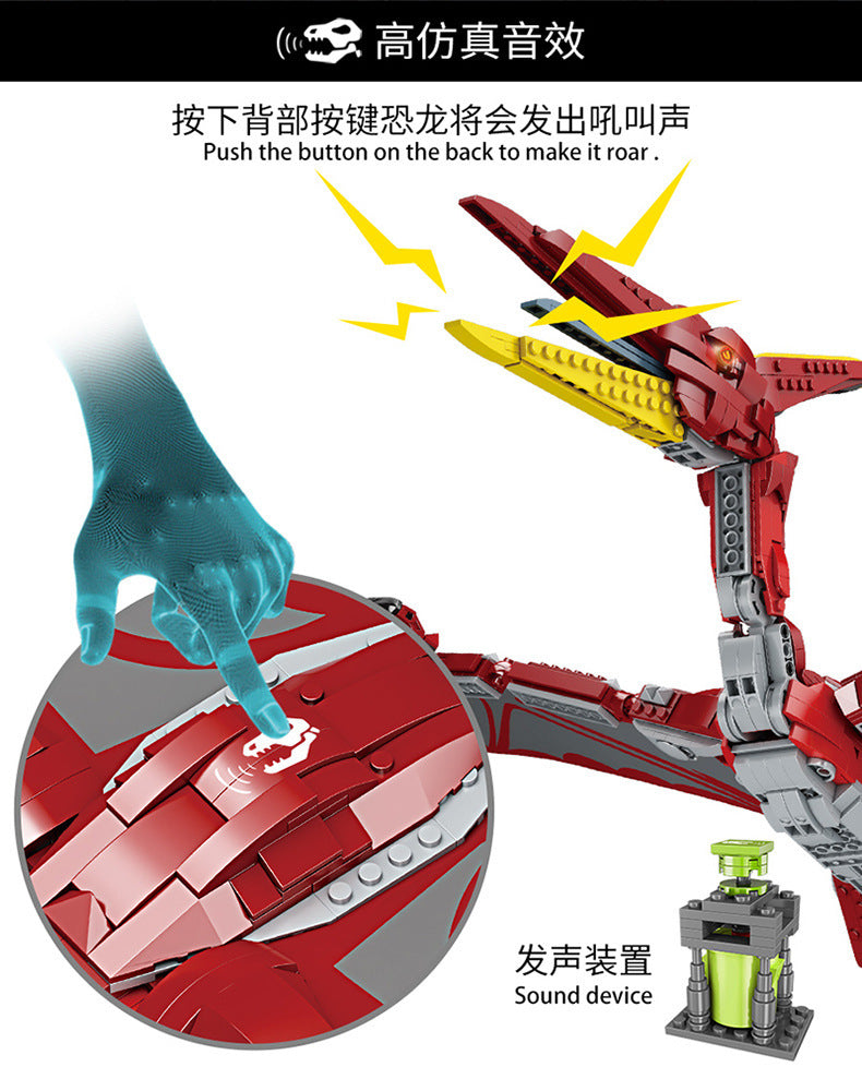 Forange FC6205 Jurassic Dinosaur Series Pterosauria Building Blocks 1337pcs Bricks Toys For Gift from China