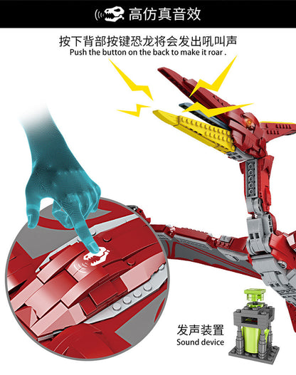 Forange FC6205 Jurassic Dinosaur Series Pterosauria Building Blocks 1337pcs Bricks Toys For Gift from China