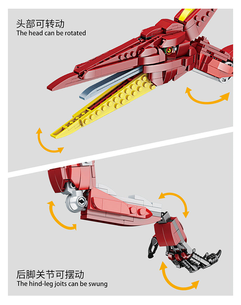 Forange FC6205 Jurassic Dinosaur Series Pterosauria Building Blocks 1337pcs Bricks Toys For Gift from China