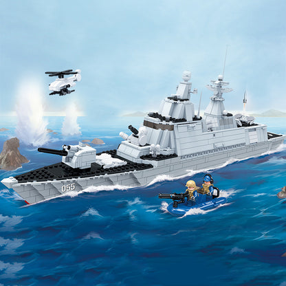 GUDI 8028 Military series Destoyer China Type 055 Building block model 1003pcs from China
