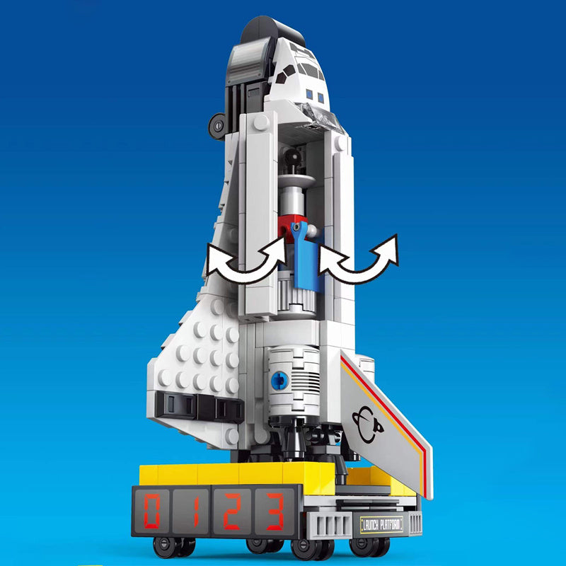 GaoMiSi T1009 Idea Explore Space Launch center Building Blocks 412pcs bricks toys without box from China.