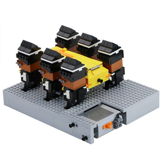 MOC 90004 Funny Meme Ghana Funeral Dancing Pallbearers