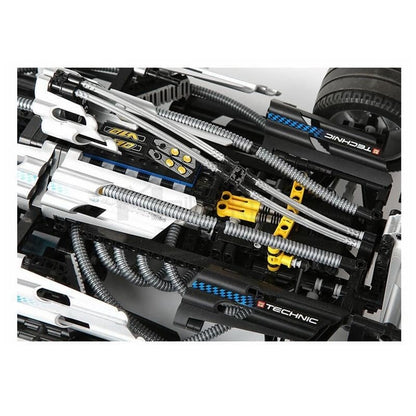 YILE 303 Silver Champion Racing Car 8458