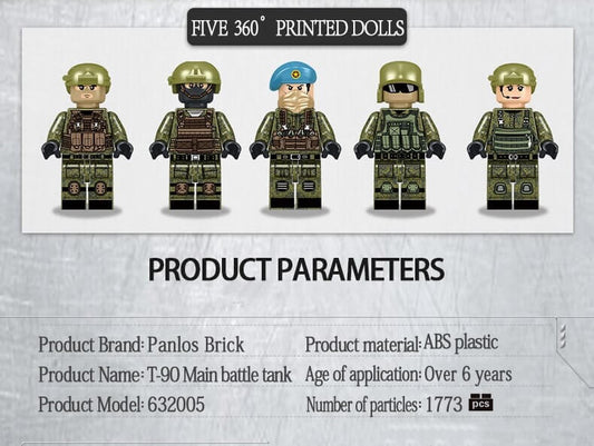 PANLOS 632005 WW2 Russian T-90 Battle tank Military series