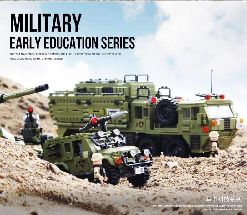 XINGBAO 06008-06015 Military World War 2 Technic Army Collections