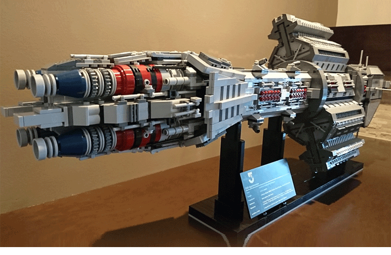 MOC 12902 EAS Agamemnon Spaceship from Babylon 5