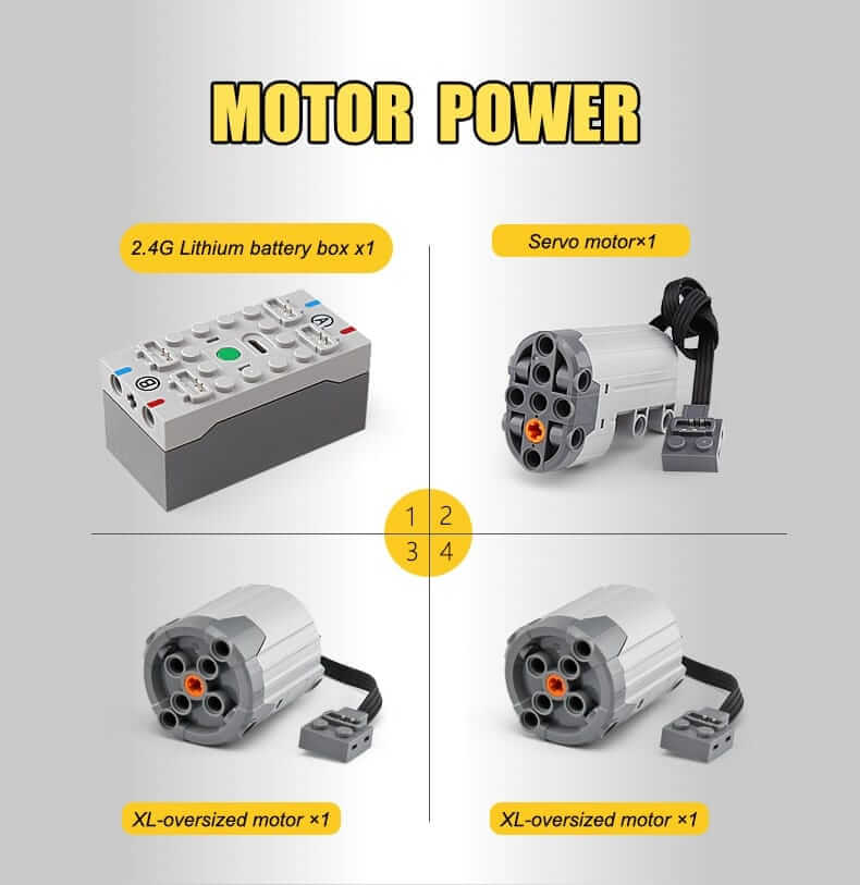 MOC 26278 Monster Truck With Automated Differential Lock