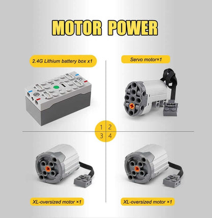 MOC 26278 Monster Truck With Automated Differential Lock