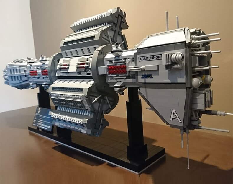 MOC 12902 EAS Agamemnon Spaceship from Babylon 5