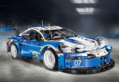 MOC 20097B Blue Porsche 911 RSR 42096 (Mini Block)